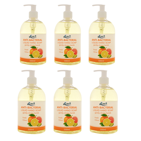 Fresh Citrus Antibacterial Hand Wash 500ml Pump Pack