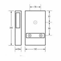 Interfold Stainless Steel Toilet Tissue Dispenser