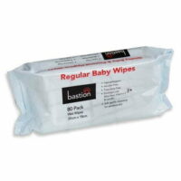 Regular Baby Wipes Unscented No Alcohol Pk/80 (Ctn)