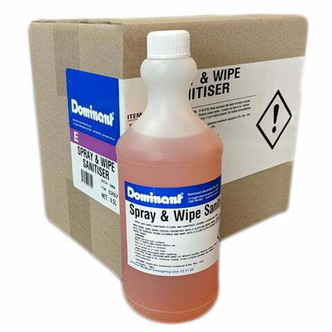 Dominant Spray & Wipe Sanitiser 750ml (CTN)