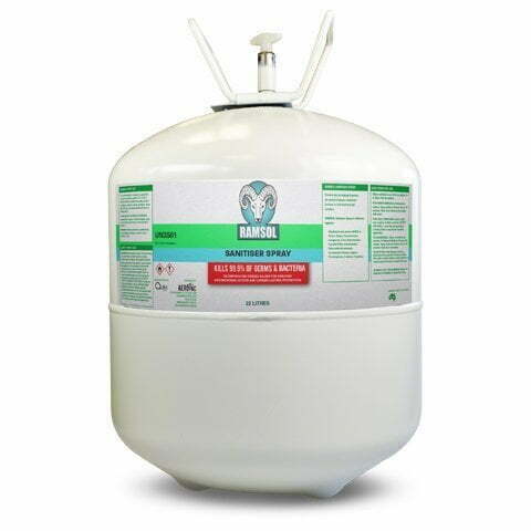 Ramsol Sanitiser & Disinfectant Spray - Canister 22L