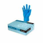 Blue Nitrile Heavy Duty Powder Free Gloves