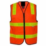 HiVis Vicroads Safety Vests with Tape Red