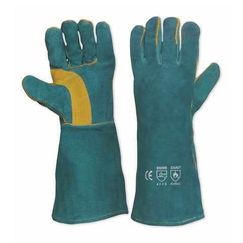 Lefties Welding Gloves Green 40Cm