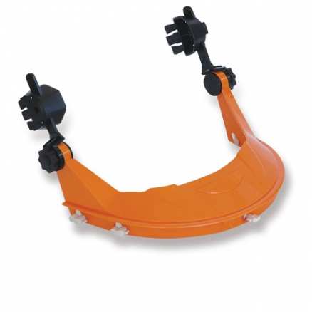 Hard Hat Brow Guard with Earmuff Attachment