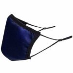 Triple Layer Anti-Microbial Fabric Reusable Face Mask - Navy