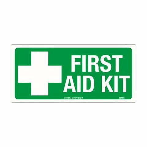 First Aid Kit Sign - Poly
