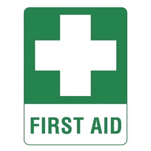 First Aid Sign - Sticker
