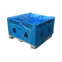 Certopak Food Grade Blue Crate/Pallet Cover 1200x1200x600mm - 40um