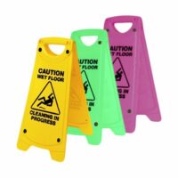 'Caution - Wet Floor' Sign Non-Slip A-Frame