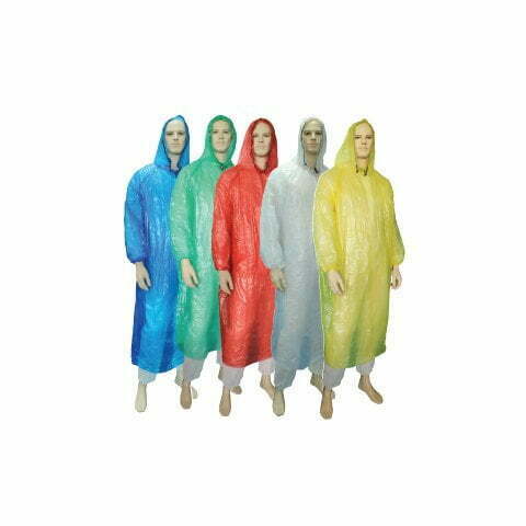 Disposable Waterproof Poncho With Hood