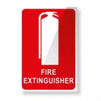 Fire Extinguisher Sign -Poly