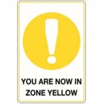 Metal Sign - You Are Now In Zone