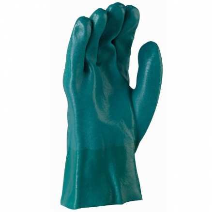PVC Glove Double Dipped 27cm Green