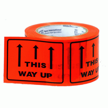 Printed Warning Labels Roll/500 Labels