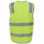 HiVis Day/Night Safety Vests with Tape - Yellow