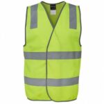 HiVis Day/Night Safety Vests with Tape - Yellow