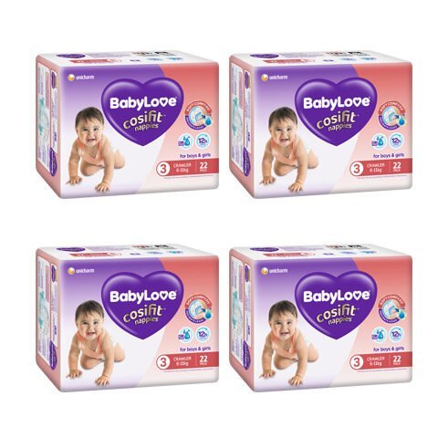 BabyLove Handy Pack Crawler Nappies (6-11Kg) 88