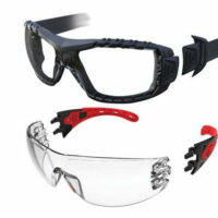 Evolve Safety Glasses With Foam Gasket and Strap