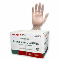 Amarock Clear Vinyl Powder Free Gloves (0420) CTN/1000