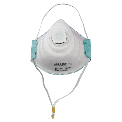 Amarock P2V Disposable Valved Respirator Moulded  -Metal Free (9010)