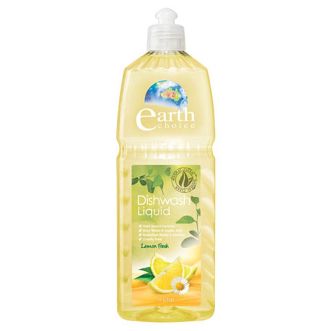 Earth Choice Lemon Dishwashing Liquid 1Litre (Ctn)
